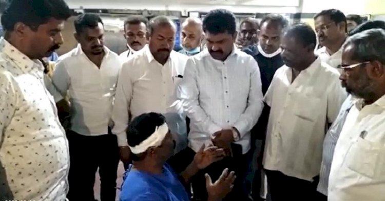 Another BJP worker attacked by 4 people after Harsha Murder in Shivamogga